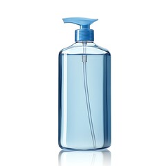 hand sanitizer bottle isolated on white background 