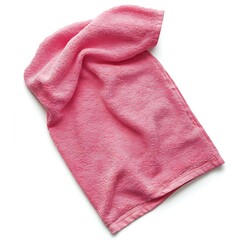 hair towel isolated on white background 