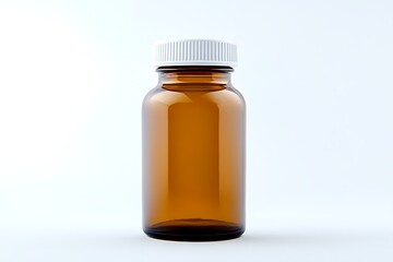 antacid bottle isolated on white background 