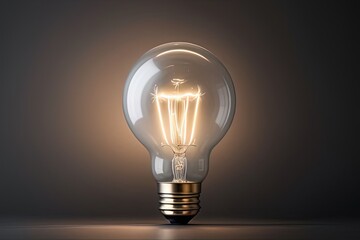 Light bulb abstract background