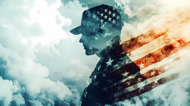 powerful dynamic doubleexposure military