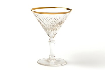 cocktail glass isolated on white background 