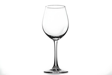 wine glass isolated on white background 