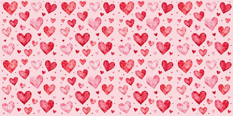 Seamless pattern with hearts. pattern with hearts, background