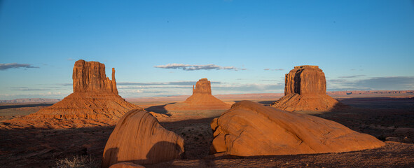 Monument Valley Sunset Panorama