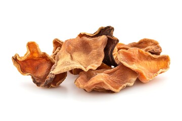 dried fruit isolated on white background 