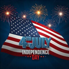 4th of July, Independence Day banner 