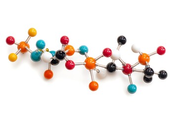 molecular model kit isolated on white background 