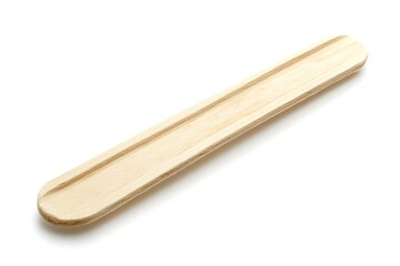 popsicle stick isolated on white background 