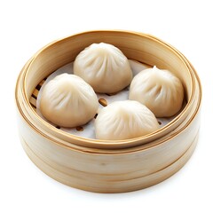 dumplings food isolated on white background