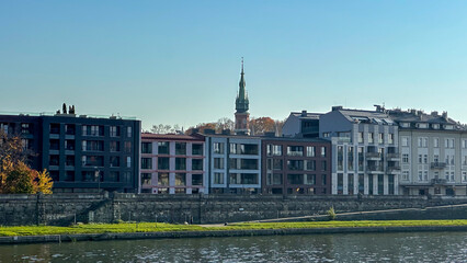 Krakow Old Town St. Mary's Basilica Main Market Square St Florians gate and Barbakan Royal Castle...