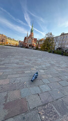 Krakow Old Town St. Mary's Basilica Main Market Square St Florians gate and Barbakan Royal Castle...
