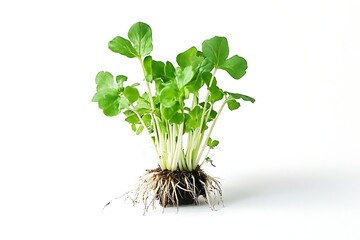 Naklejka premium radish plant isolated on white background