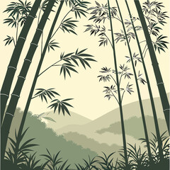 bamboo forest background