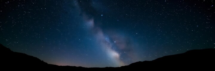 Fototapeta premium A stunning starry night sky filled with thousands of twinkling stars, darkness, galaxy