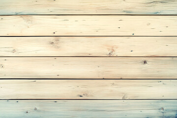 Obraz premium A horizontal arrangement of soft beige wooden planks with natural grain patterns creating a warm and rustic aesthetic 