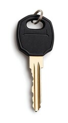 bank locker key isolated on white background