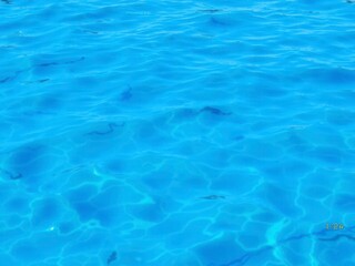 Blue water wave texture background resembling a tranquil ocean surface, background, backdrop