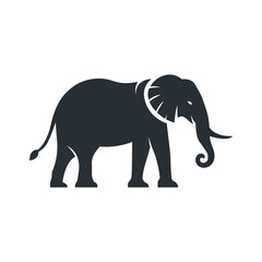 Elephant Silhouette icon. Simple vector illustration