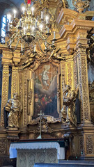 Krakow Old Town St. Mary's Basilica Main Market Square St Florians gate and Barbakan Royal Castle St. Joseph's Church