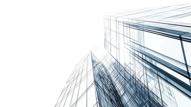real estate investment trust (REIT) graph isolated on white background