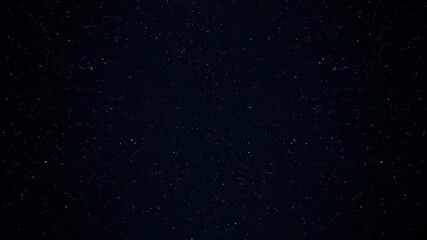 Night sky filled with sparkling stars on a dark black background, cosmos, galaxy