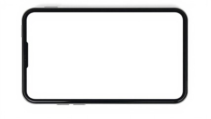 Fototapeta premium Smart phone mockup design with editable background for showcasing app UI and website designs, customizable, empty, smartphone