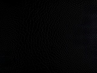 Smooth, luxurious black leather texture with wrinkle lines and shine, close-up, sleek