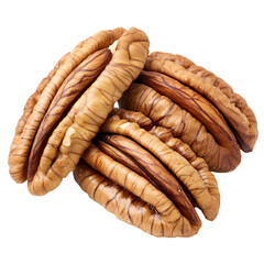 Delicious Pecan Nuts  Closeup   Food Photography  Healthy Snack  Organic  Brown  Texture