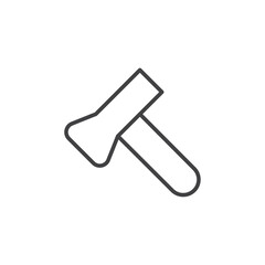 Axe icon Vector logo set flat