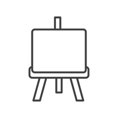 Canvas icon Vector logo set flat