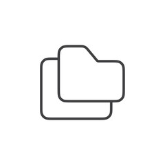 Copy folder icon Vector logo set flat