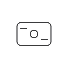 Money icon Vector logo set flat