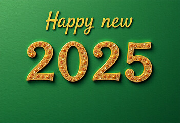 Happy New Year . Design of greeting cards, covers, website banners. Oil paint