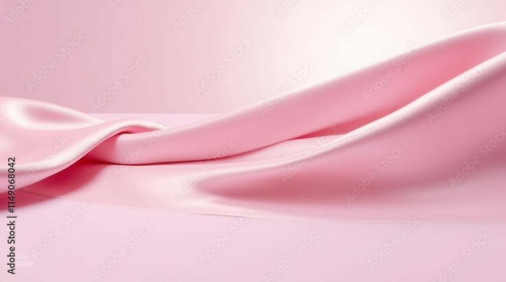 Poster abstract rounded lines on a light background