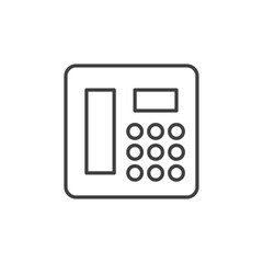 Telephone icon Vector logo set flat