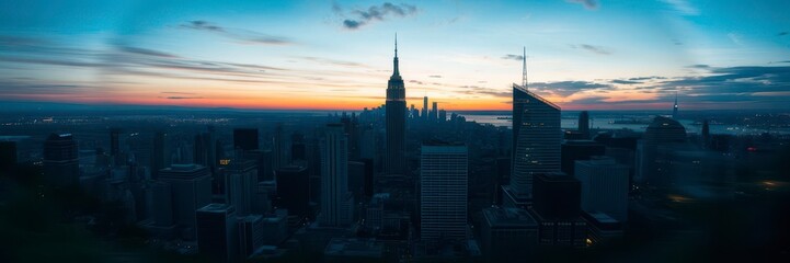 Fototapeta premium Abstract triple exposure image effect blending nature, cityscape, and wildlife, photography, abstract