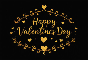 Valentine's Day card design. Illustration with oil paint. Pattern for printing on wall decorations, covers, wallpapers