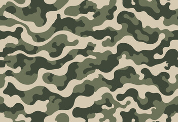 seamless camouflage pattern for outdoor apparel
