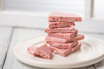 積み上げられたチョコ