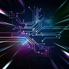 Obraz premium abstract technology background