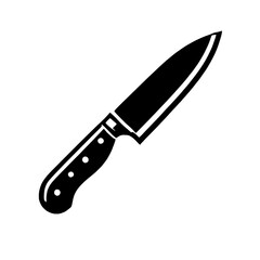 Sharp Kitchen Knife Silhouette 