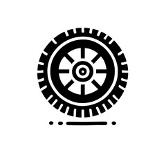 Tire Wheel Icon 