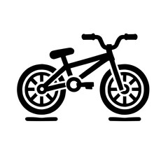 Fototapeta premium BMX Bike Silhouette Icon 