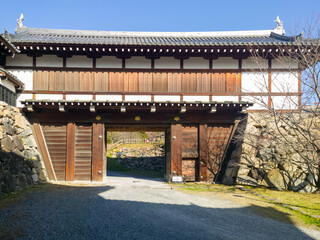 郡山城跡の大手門