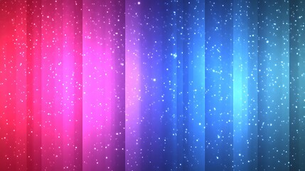 Abstract colorful background with glowing vertical stripes and sparkles