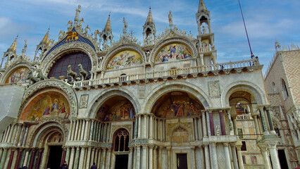 Basilica di San Marco, Venice, Italy, canals, Saint Mark's Square