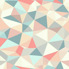 Obraz premium Abstract geometric pattern featuring pastel triangles creating a modern artistic design,abstract triangle background 