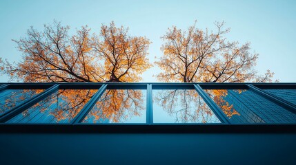 A dramatic shot from below, gazing at the towering skyscrapers in London&acirc;&euro;&trade;s financial district, symbolizing power, ambition, and the global reach of business in the city.