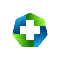 Obraz premium Medical Logo. Healthcare and Pharmacy Logo Design and Icon Template